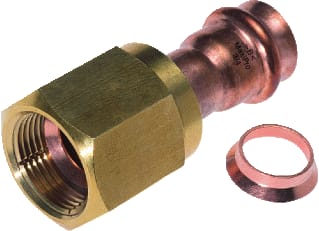 Conex Bänninger - MaxiPro Fitting met 2 aansluitingen Flar Kop 1/4 Rvs Wart Zk4