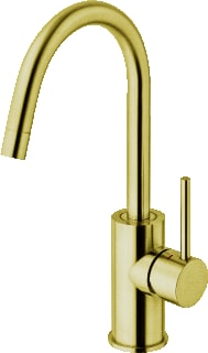 Paffoni - Light Wastafelmengkraan (opbouw) 1Gr.Kr.Wast Goud