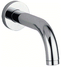 Paffoni - Uitloop sanitaire kranen Uitloop Muur 175Mm 1/2