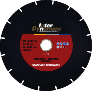 InterDynamics - Slijpschijf Univers Stndrd Renovtr125