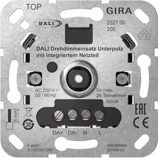 Gira - Potentiometer vr lichtregelsysteem Dali Draaidim.-B.El. Ib