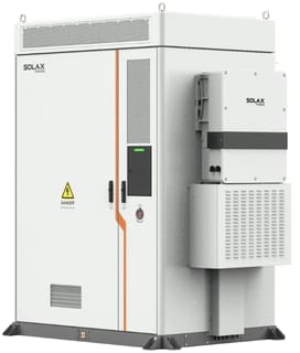 Solax - AELIO Commercial storage DC Energie opslag systeem air 200kwh/ 50kw dc
