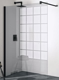 Hüppe - Inloopdouche dw design p 4h sw 90 bl