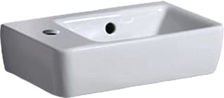 Geberit - RENOVA COMPACT Wastafel / Fontein Font 40X25 Krgat-L