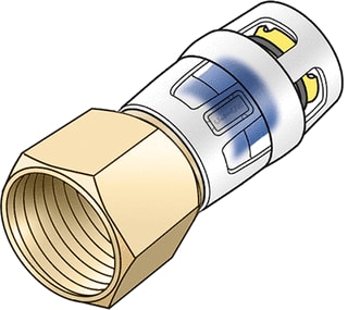 KE KELIT - Kelox Fitting met 2 aansluitingen Pushfit Sok 25X1 Bi Mes