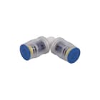 KE KELIT - Kelox Fitting met 2 aansluitingen Pushfit Knie 20 Ppsu