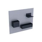 Geberit - ACANTO Toebeh./onderd. badkameraccessoires Magneetbord+Box Zandgrijs
