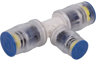 KE KELIT - Kelox Fitting met 3 aansluitingen Pushfit T-Stuk 25 Ppsu
