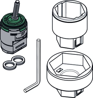Hansgrohe - Kraanbovendeel Joystck Kards Montsltl