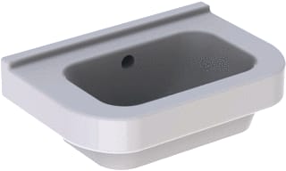 Geberit - 300 Basic Wastafel / Fontein Bas Font 36X25 M/Ol Wt
