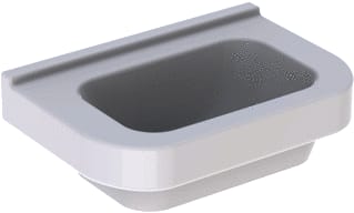 Geberit - 300 Basic Wastafel / Fontein Bas Fontein 36X25Cm Wt