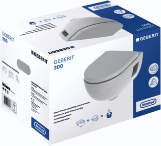 Geberit - 300 Basic Closet Bas Wcl 28 Dp Pack
