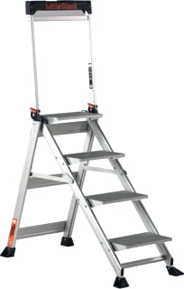 Altrex - Enkel Oploopbare Trappen Jumbo Step Trap Ladder 4 Tredn