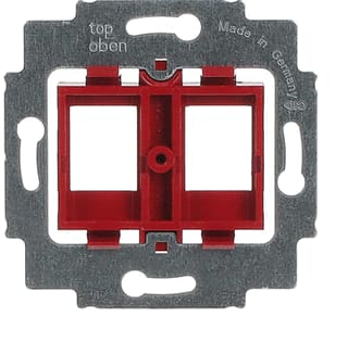 ABB Busch-Jaeger - Basisunit Inzetplaat schakelmateriaal Draagring 1812 2Xmj Rood