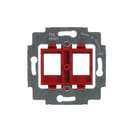 ABB Busch-Jaeger - Basisunit Inzetplaat schakelmateriaal Draagring 1812 2Xmj Rood