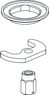 Ideal Standard - Schroefbevestigingsset B960232Nu