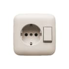 ABB Busch-Jaeger - SI Combinatie schakelaar/wcd Wcd Ra/Wiss 4310/6Euj-212