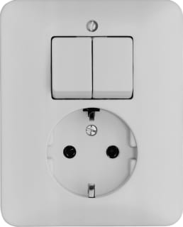 ABB Busch-Jaeger - SI Combinatie schakelaar/wcd Serie/Wcd 4310/5Euj