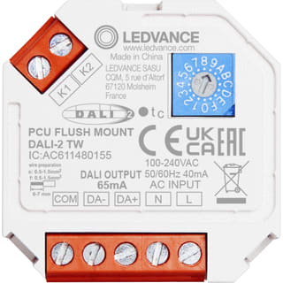 Ledvance - Lichtregelsysteemcomponent pcu flush mount dali-2 tw