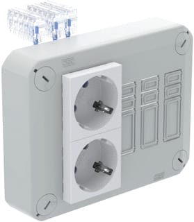 OBO - Deksel voor opbouwdoos wand/plafond Kabeldsdeksel Gst +Wcd