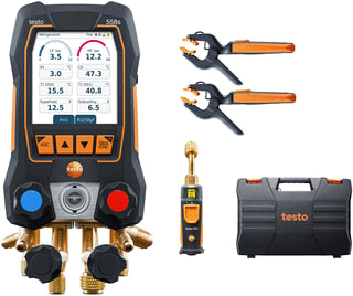 Testo - Mano-thermometer 558S Smart Vacuüm Set