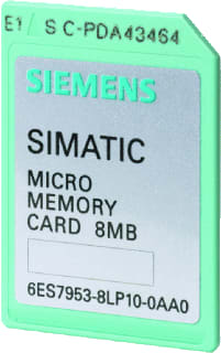 Siemens - SIMATIC S7-300 PLC geheugenkaart mmcard 8mb simatic