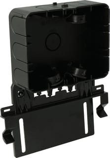 Attema - Consolidation Box Opbouwdoos wand/plafond Ak2-S Data/Vk Zwart
