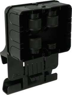 Attema - Cable-mate Ak2 Opbouwdoos wand/plafond Kabelds Lddrbn Ak2-S-Ml Zw