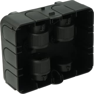 Attema - Cable-mate AK2-S Opbouwdoos wand/plafond Ak2-S/Md Kabelds Drdgt Zw