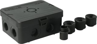 Attema - Cable-mate Ak2 Opbouwdoos wand/plafond Ak2-Ip40 Zwart