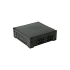 Attema - PD Opbouwdoos wand/plafond Plat Ds 4X3P +Aansldrdn Zw