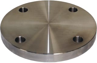 Nijhuis & Wigger - Ubel EN1092-1 RVS Vaste flens Blindflens Dn 25 Pn40 304