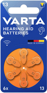 Varta - Batterij, niet oplaadbaar hoorapp batt 13 blstr 6br6