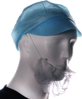 OXXA Basic - Cover 2071 Stofmasker (wegwerp) baardmasker pp wit ds100