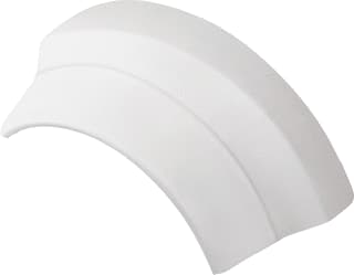 NoShow - Ventilatieventiel Hoekafsluit Ø125Mm Wit