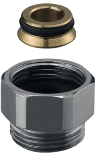 Oventrop - Fitting met 2 aansluitingen 1681650