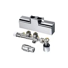 Oventrop - Multiblock T-RTL Rad. aansl. combi. v decorradiator Multiblok Chr