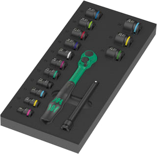 Wera - Gereedschapset 9724, 16-delig