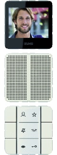 Jung - Binnentelefoon deurcommunicatie deurtel. sivicd627w