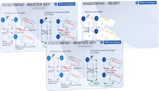 TeSensors - RFID-Transponder Conf Badge Set For Xg Pnp