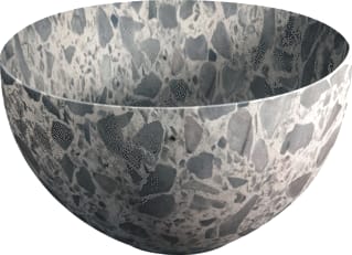 Looox - Sink Terrazzo Small Wastafel / Fontein Wastfl Ct S D23 Gr