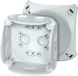 Hensel - ENYCASE Opbouwdoos wand/plafond Kabelds Ip66 93X93X62
