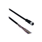 TeSensors - Sensor/actorkabel met connector M12 12 Poles Fem Con 5M