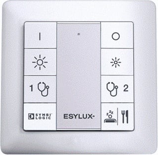 ESYLUX - Push Button Tastsensor bussysteem push button x8 pt elc