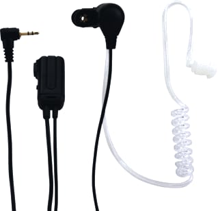 Alecto - Koptelefoon Airtube Walktalk 2Pack Zw