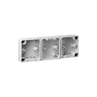 Gira - Spatwaterdicht opbouw Opbouwbak inbouwschakelmateriaal Bodemdeel 3-Voud Hor Wd