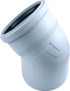 REHAU - RAUPIANO Fitting met 2 aansluitingen Raupia Pl Bcht Dn75 45Grd