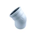REHAU - RAUPIANO Fitting met 2 aansluitingen Raupia Pl Bcht Dn75 45Grd