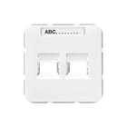 Jung - CD500 Inzetplaat schakelmateriaal Inzetplaat 2X At&T Wit Cd