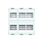ABB - CombiLine N Inbouwunit leeg 2cpx041316r9999